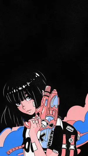 Aesthetic Anime Cool Girl 