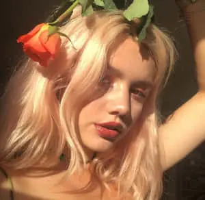 Aesthetic Girl Sitting in the Sun