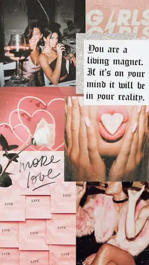 a collage of photos of girls and women