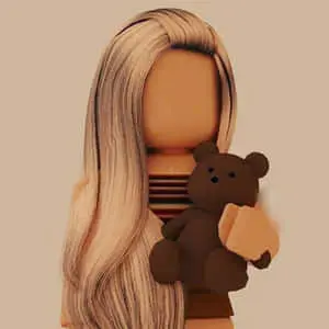 A young digital artist wears her Roblox avatar with a truly aesthetic look.