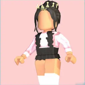 Aesthetic Roblox Girl Playing A Fun Video Game