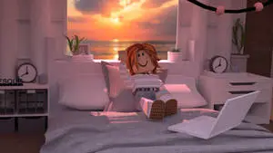 Aesthetic Roblox Girl White Bedroom 