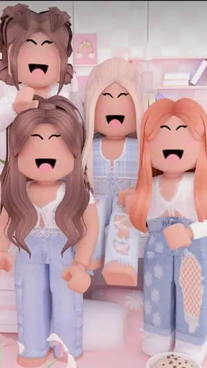 Aesthetic Roblox Girl With Denim Outfit