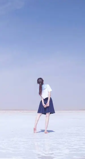 Aesthetic School Girl