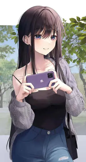 A Little Anime Girl Greets the World