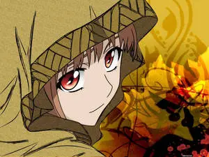 Anime Girl donned in a brown cloak, ready to embark on a new journey