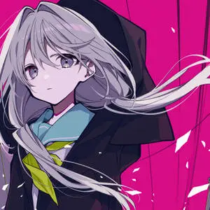 Anime IPad Black Cloak Girl 