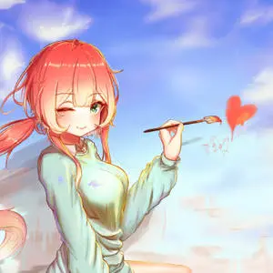 Anime IPad Painting Girl