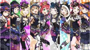 Anime Waifu School Idol Festival Halloween Aesthetic