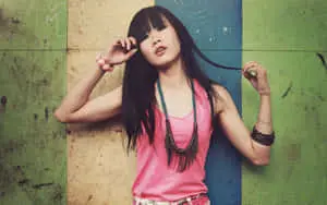 Full Bangs Asian Girl Picture