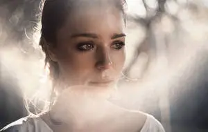 Beautiful Girl Sad Eyes