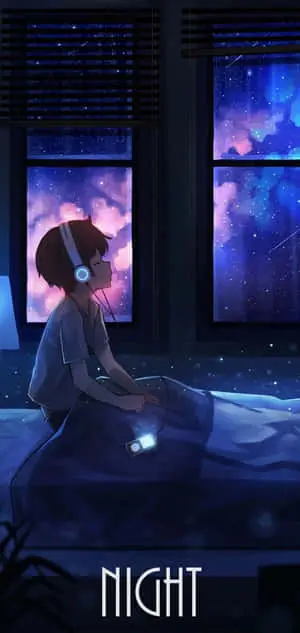 A Beautiful and Sad Anime Girl