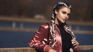 Artistic Monochrome Display of Braided Hairstyles