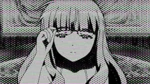 Black Anime Pfp Girl With Glasses