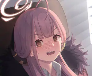 Blue Archive Rikuhachima Aru Flustered