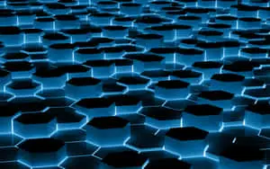 Blue Girly Abstract Wallpaper