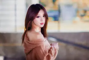 Brown-Haired Chinese Girl
