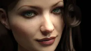 CGI Green-Eyed Women