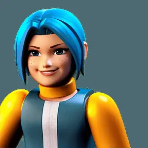 Cheerful Roblox Girl PNG hqo