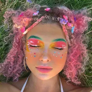 Colorful Girl Meme PFP