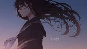Cool Anime PFP Sad Aesthetic Girl Student