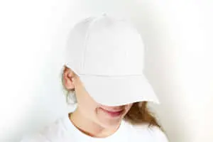 Cool Girl Wearing A White Cap