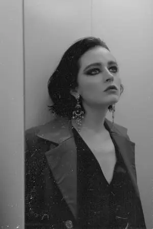 Cool Sad Girl Monochrome