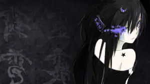 Cute Anime Girl in an Aesthetically Pleasing Desktop Scene 