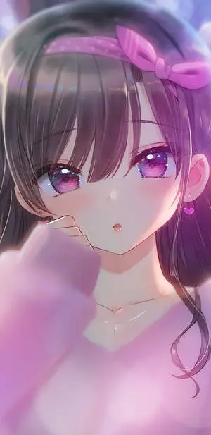 Cute Anime Characters In Pink Getup