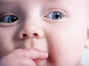 Cute Baby Girl Blue Eyes