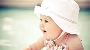 Cute Baby Girl Pink Hat