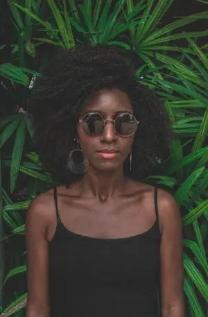 Cute Black Girl Aesthetic Portrait