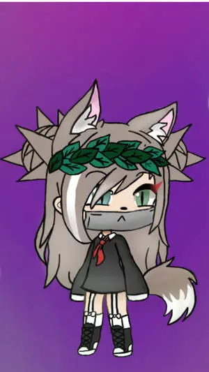 Cute Gacha Life Girl With Gray Hair