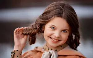 Cute Girl With Braided Hair