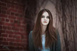 Cute Girl With Long Hair