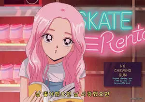 Cute Retro Anime Aesthetic Girl