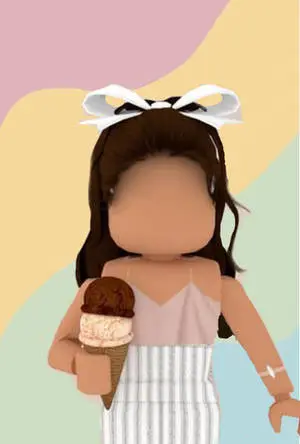 Cute Roblox Girl Pastel Ice Cream
