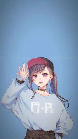 Cute Woman Oversize Longsleeve