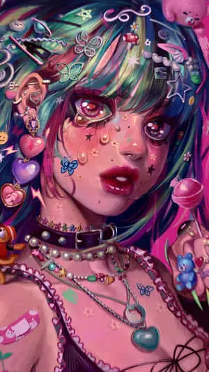 Detailed Pretty Girl Art