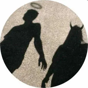 Devil Girl And Angel Boy Shadow Selfie