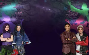 Evie And Squad Art Photo Descendants