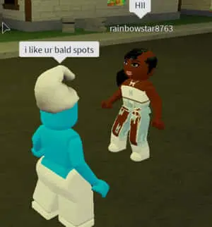Funny Roblox Bald Spot Picture