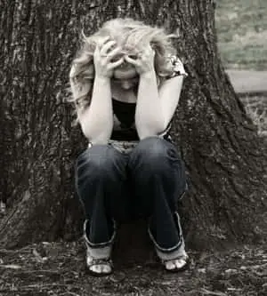 Girl Alone Picture Depressed