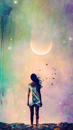 Girl Alone Rainbow