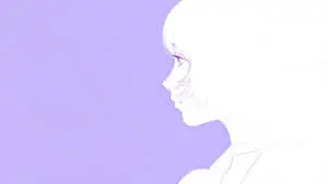 Girl Profile Illustration By Ilya Kuvshinov