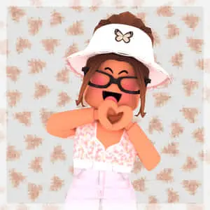 Girl Roblox Heart Sign Picture