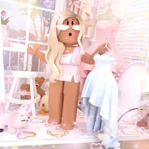 Girl Roblox Choosing Dress Picture