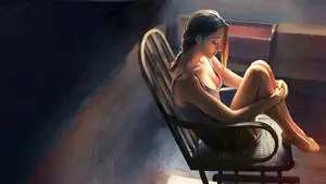 Solitude Serenity - A Lonely Girl's Contemplation