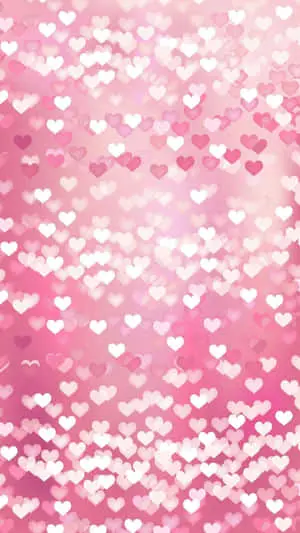 Girly Cute Heart Glitter Picture