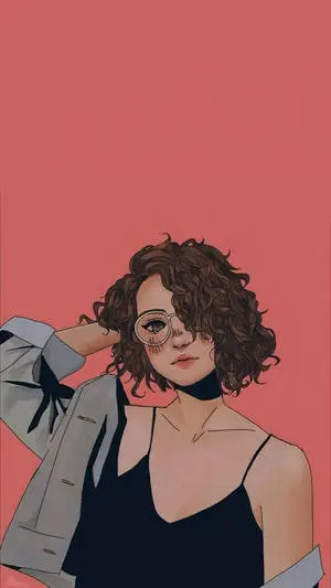 Gorgeous Aesthetic Girl Graphic